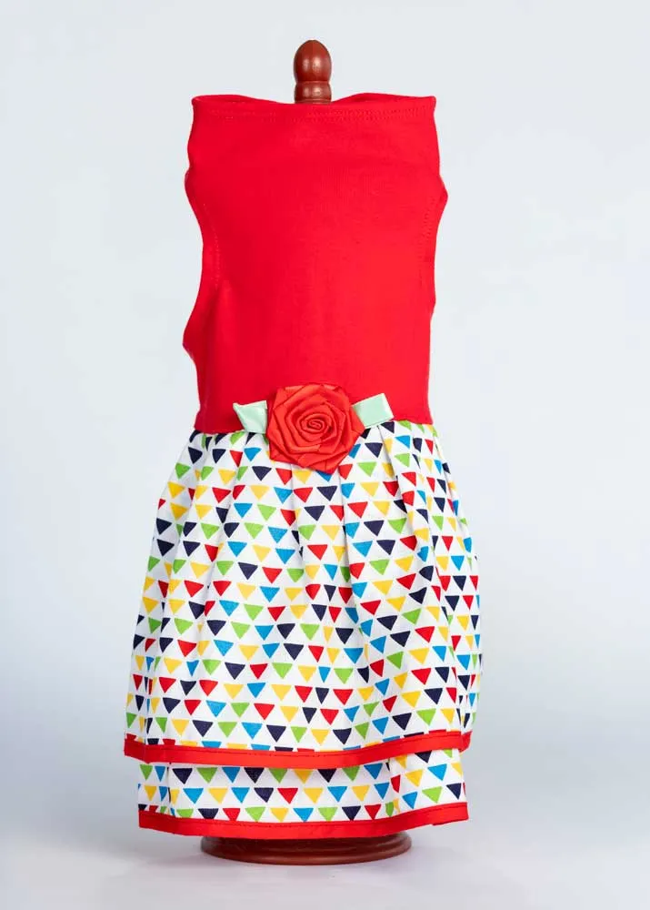 429D Colorful Triangles Double Skirt