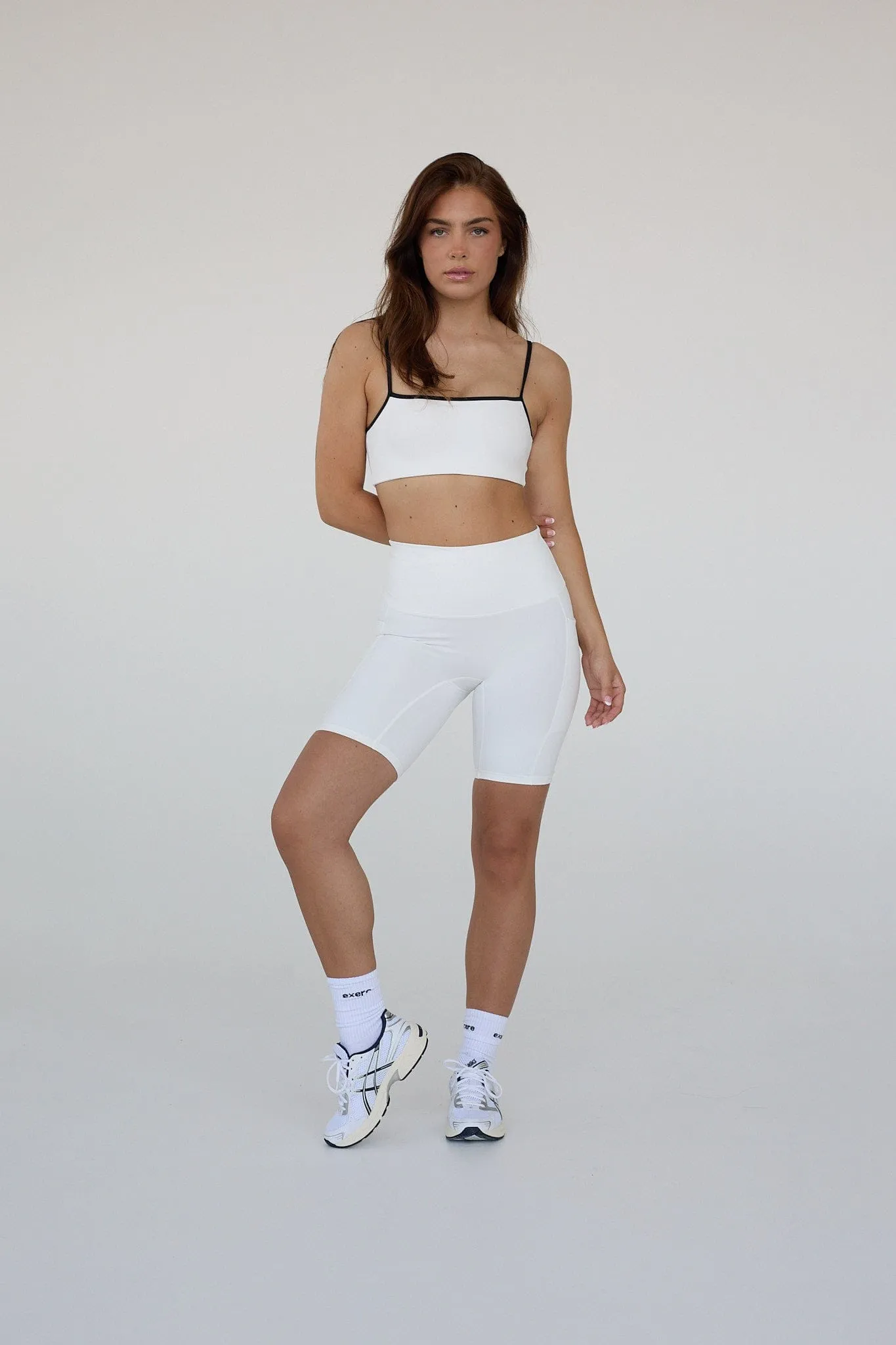 Active Pocket Shorts - White