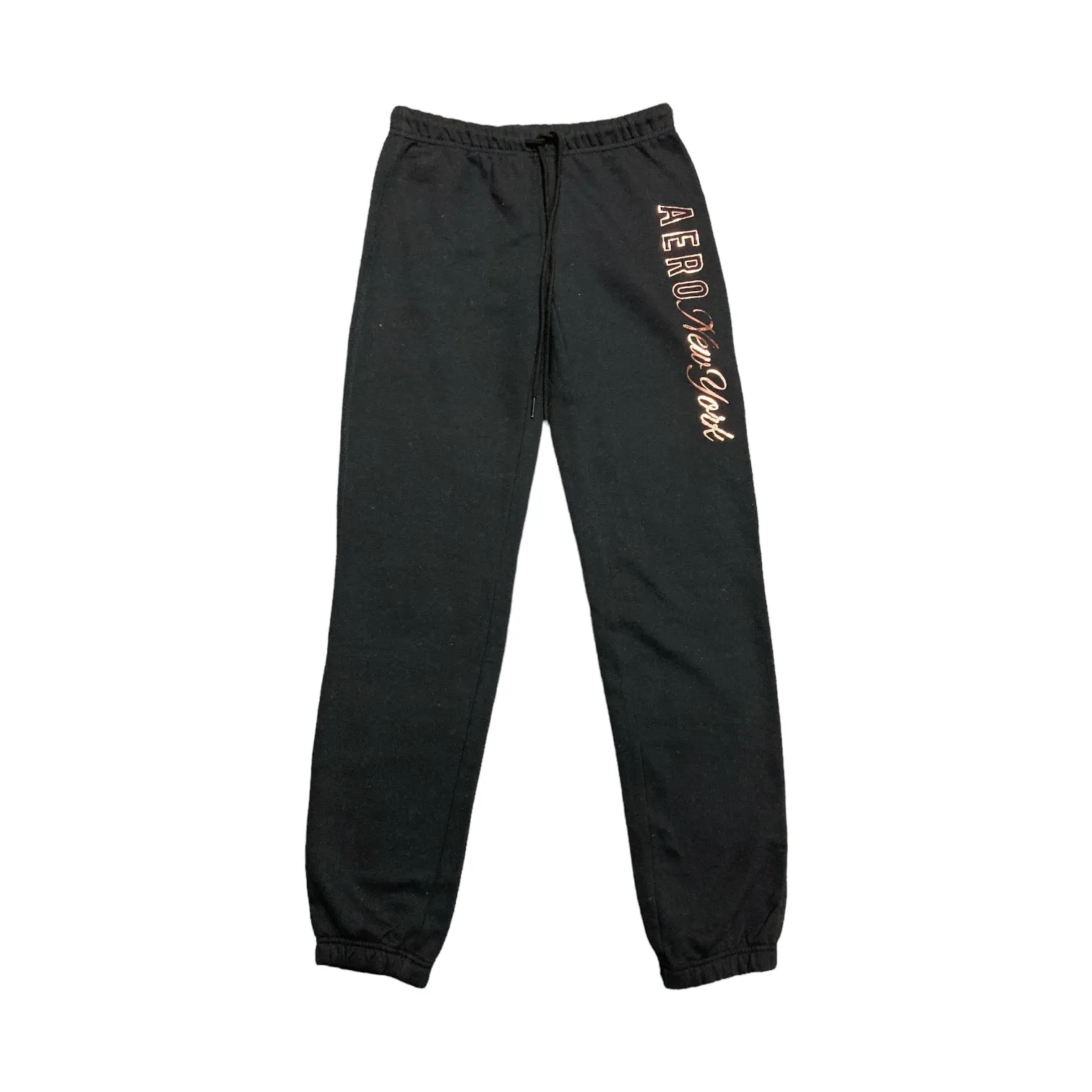 Aeropostale New York Women's Elastic Waist Graphic Logo Classic Cinch Sweatpant