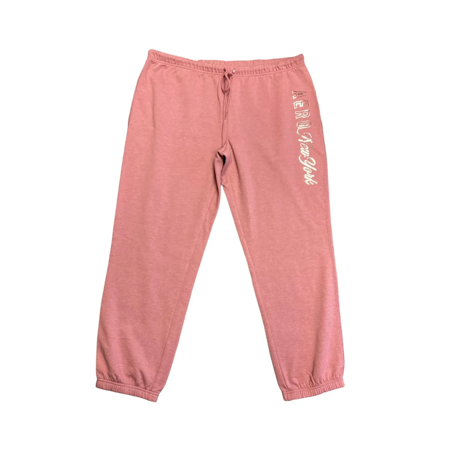 Aeropostale New York Women's Elastic Waist Graphic Logo Classic Cinch Sweatpant