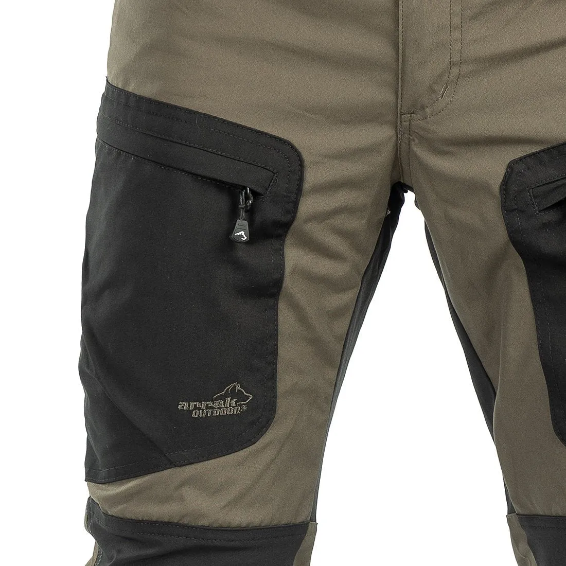 Arrak Mens Active Stretch Pants - Forest Brown