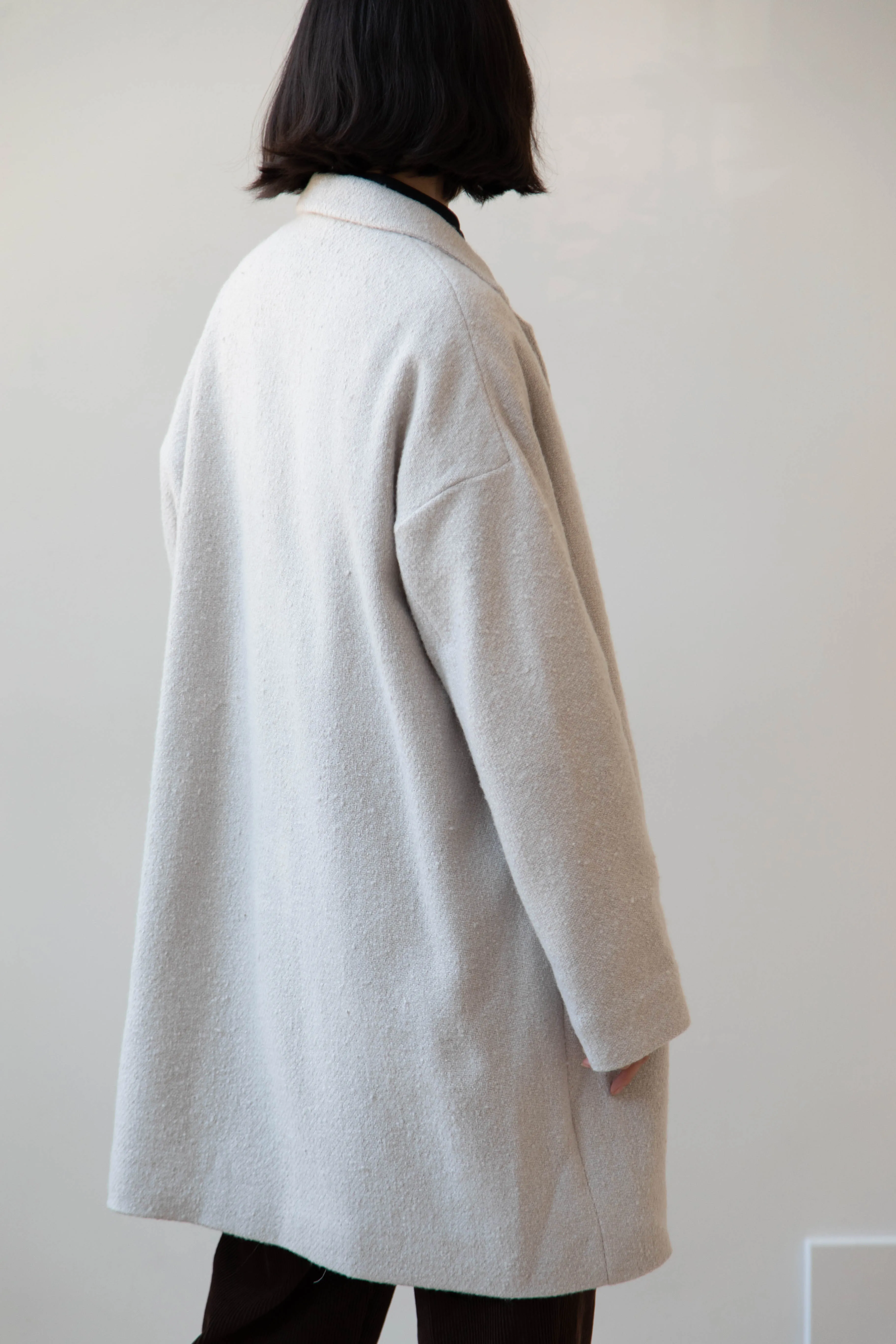 Arts & Science | Grandpa City Coat in Gray Beige