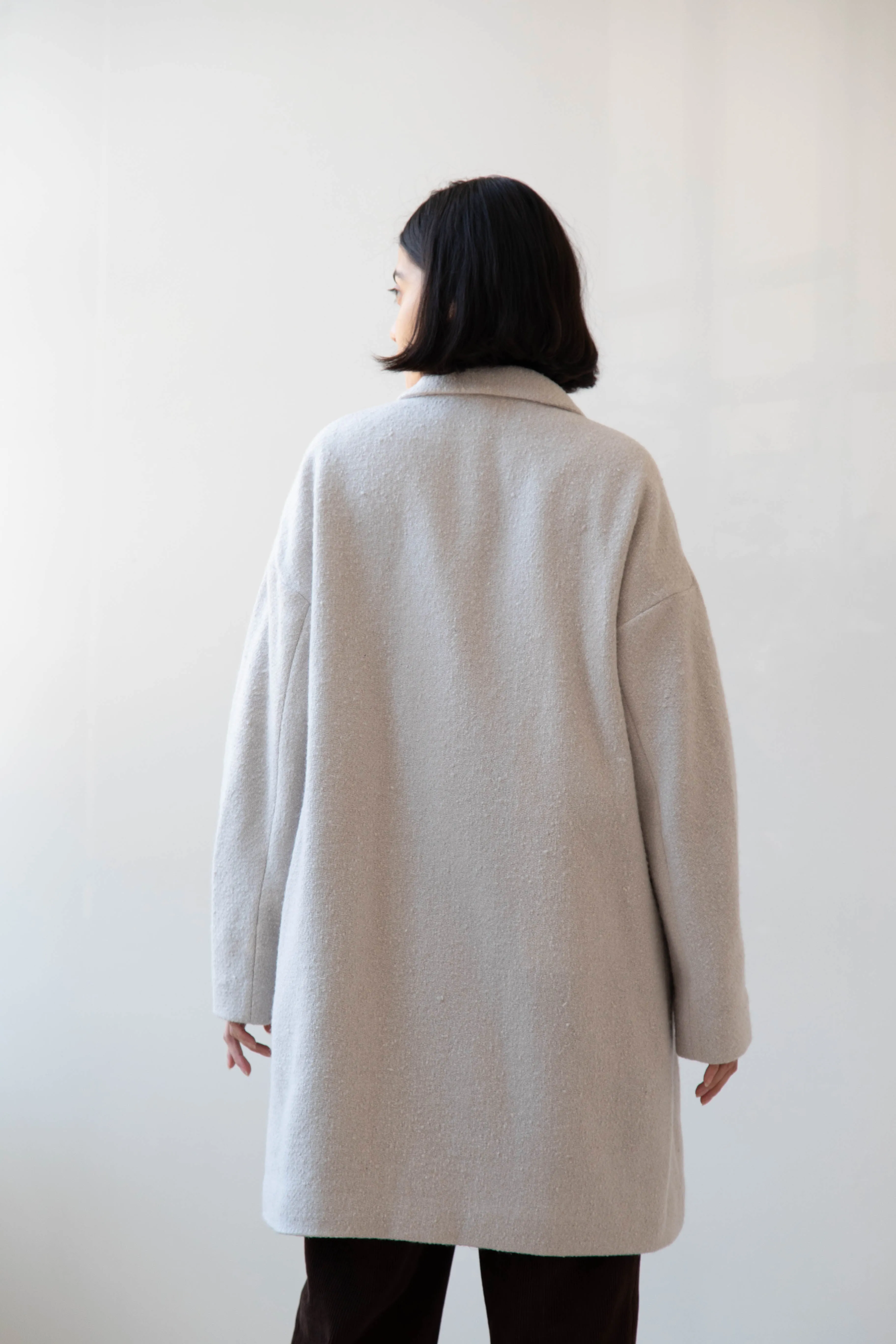 Arts & Science | Grandpa City Coat in Gray Beige