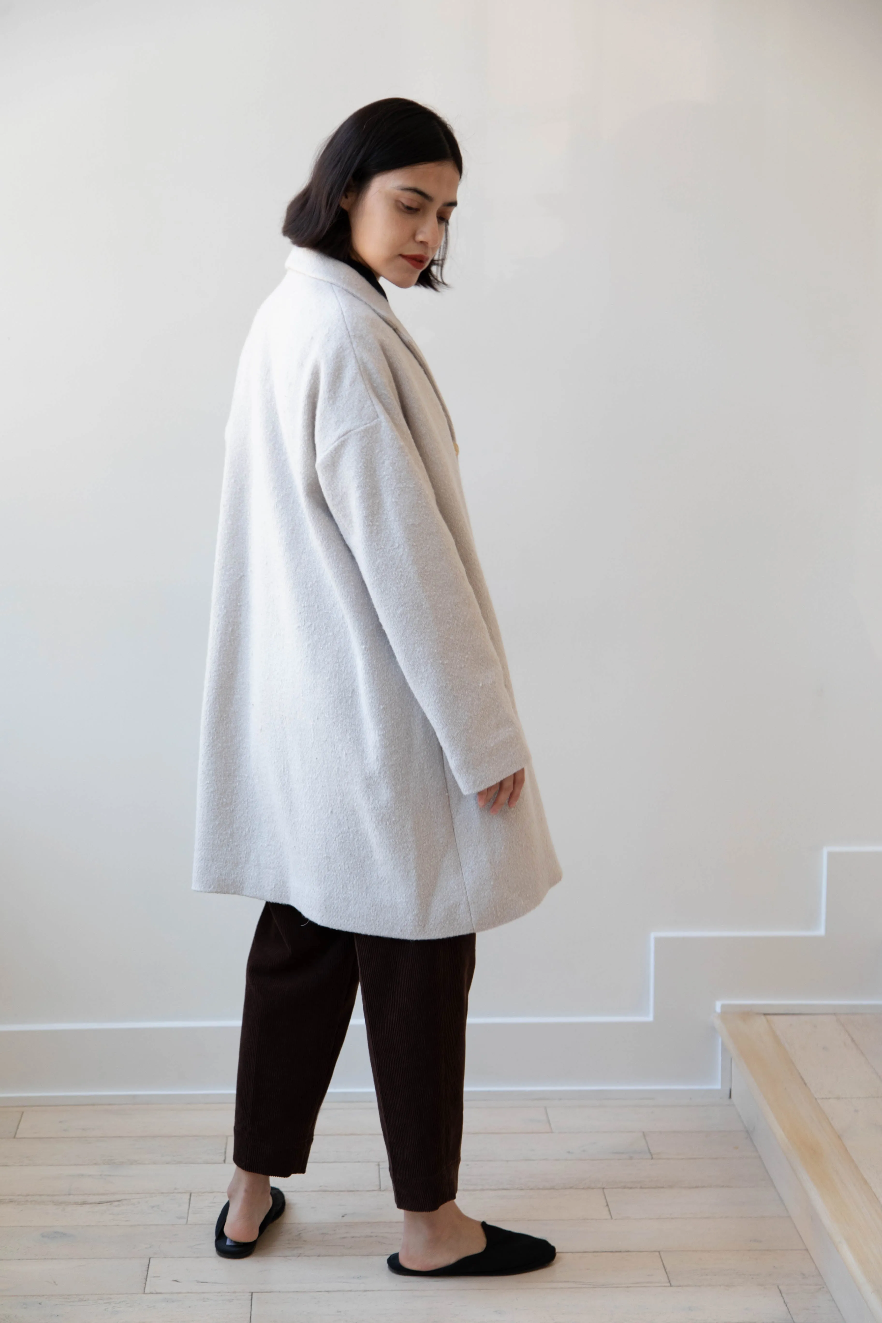 Arts & Science | Grandpa City Coat in Gray Beige