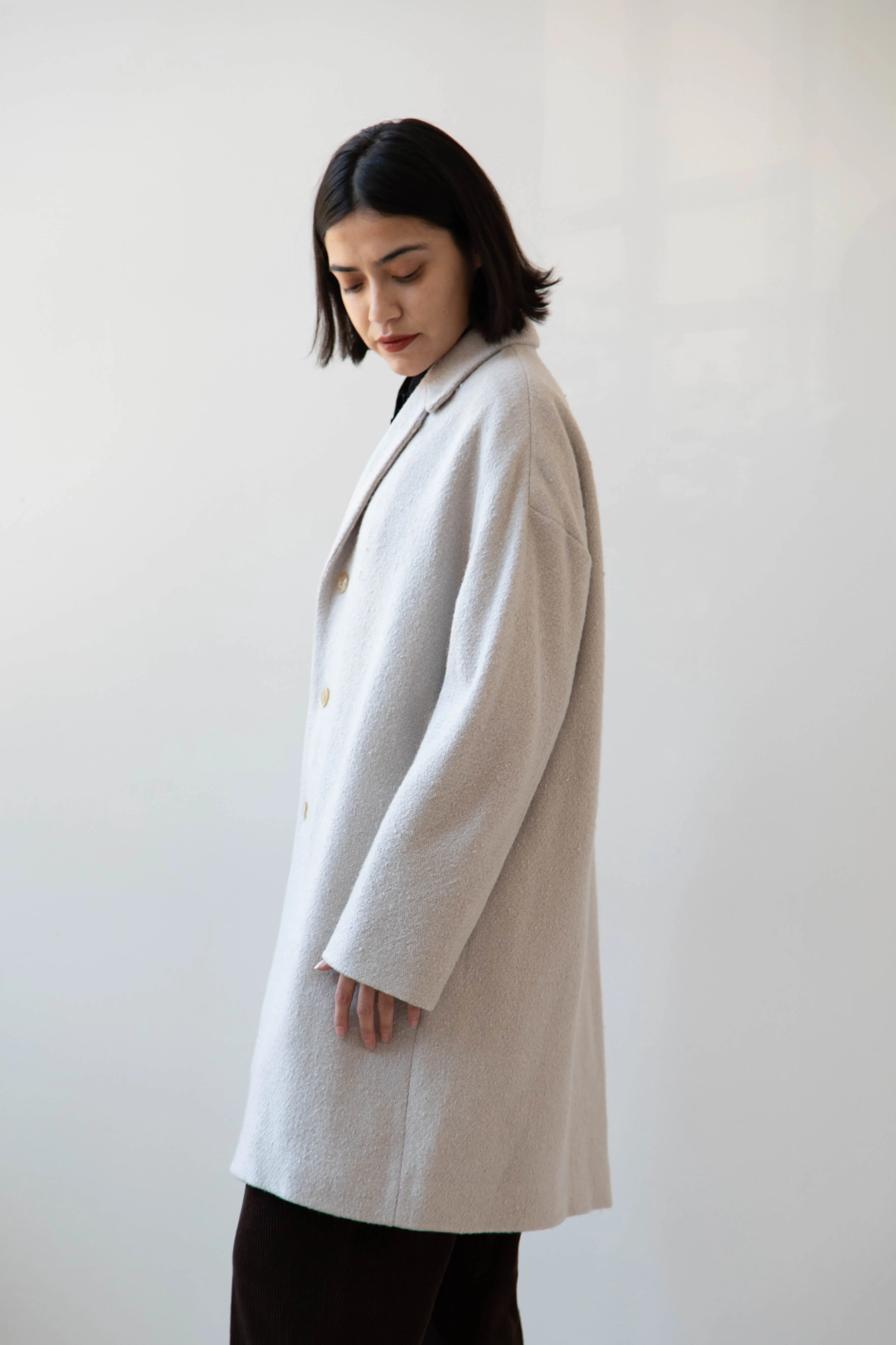 Arts & Science | Grandpa City Coat in Gray Beige