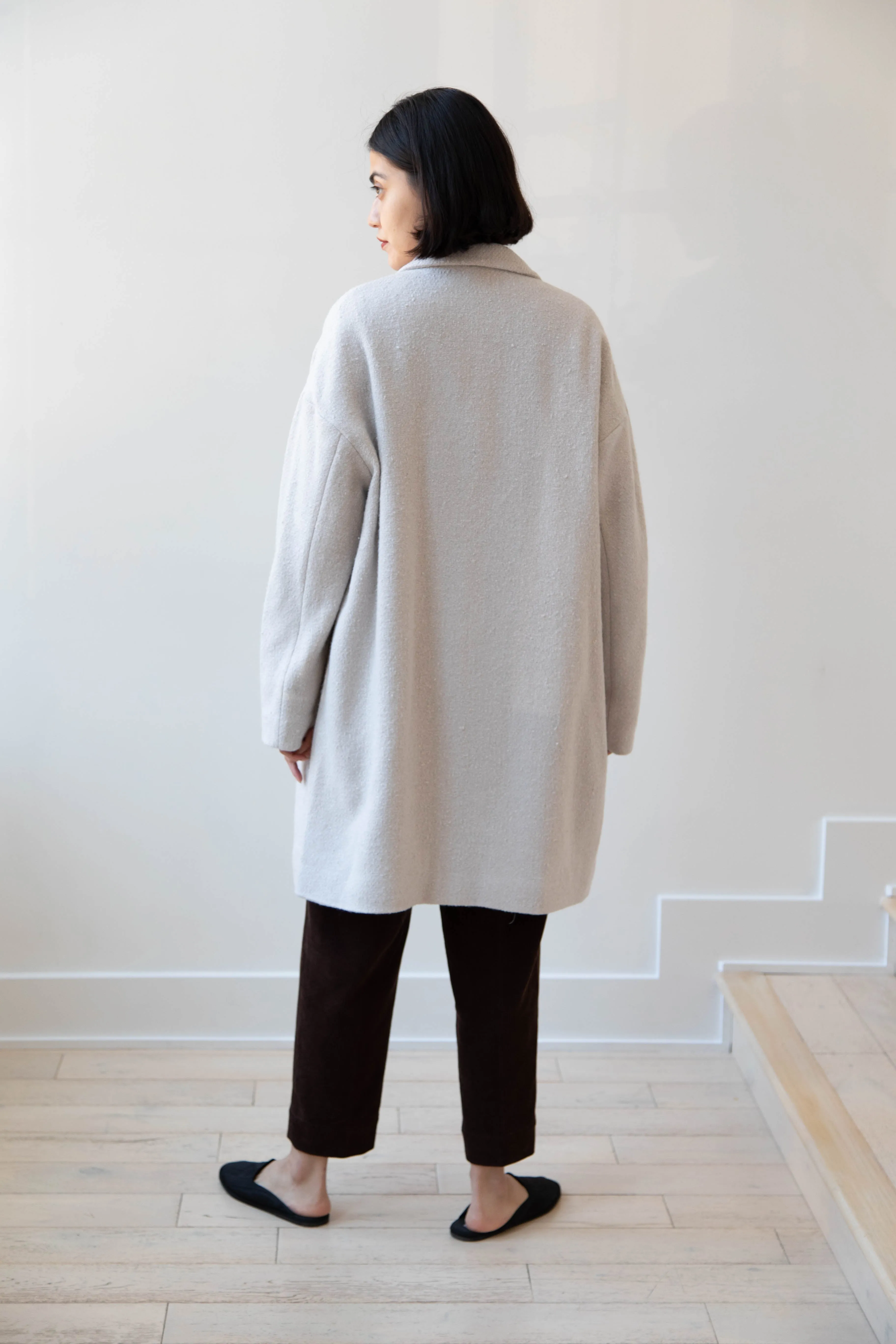 Arts & Science | Grandpa City Coat in Gray Beige