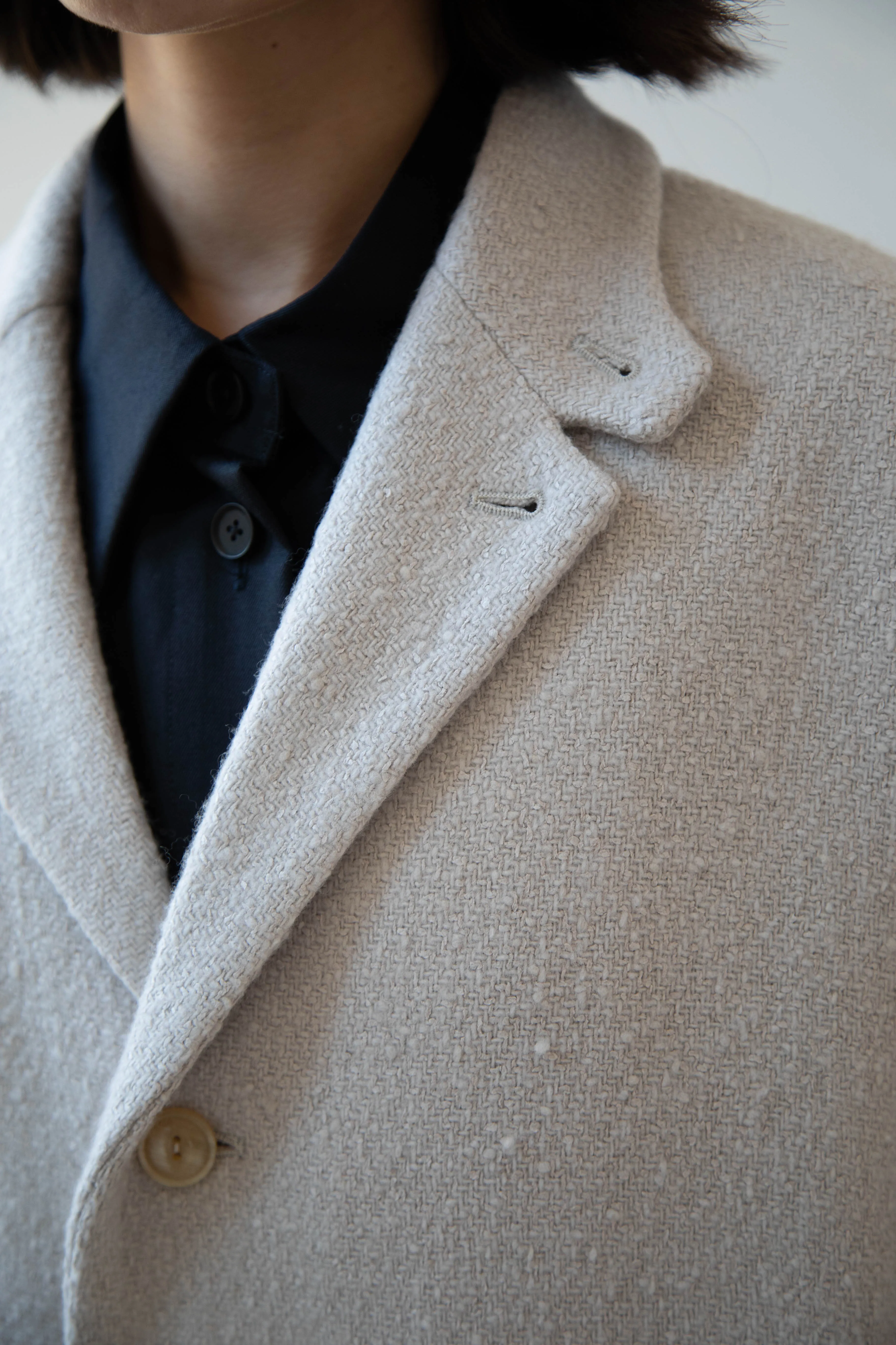 Arts & Science | Grandpa City Coat in Gray Beige