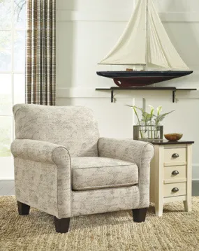 Baveria Accent Chair- Gray