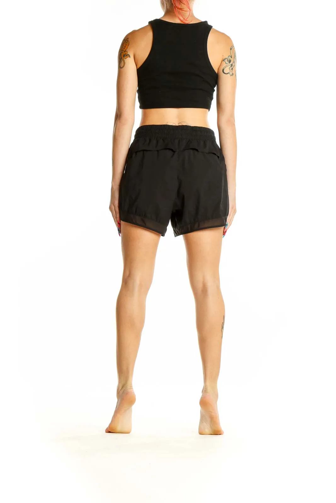 Black Sleek Active Shorts