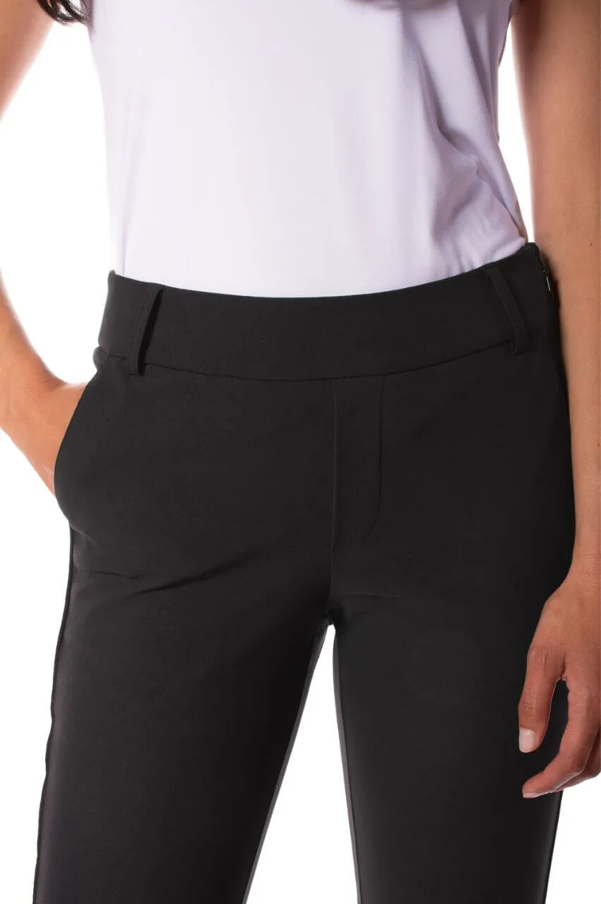 Black Stretch Ankle Pant