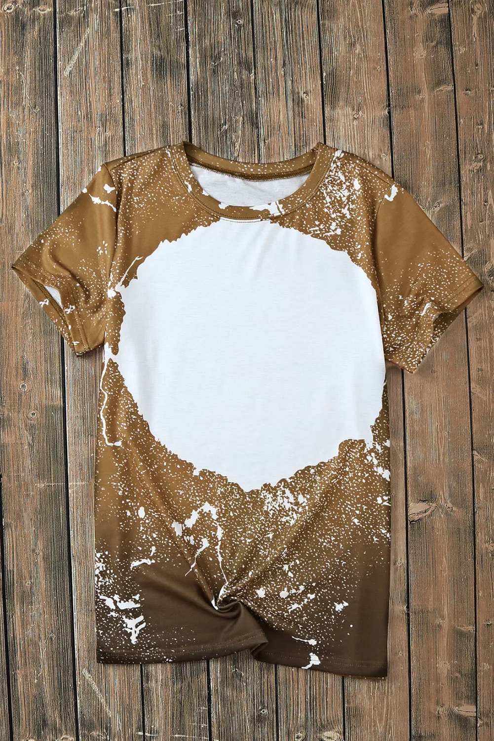 Bleached Blank Crew Neck Top