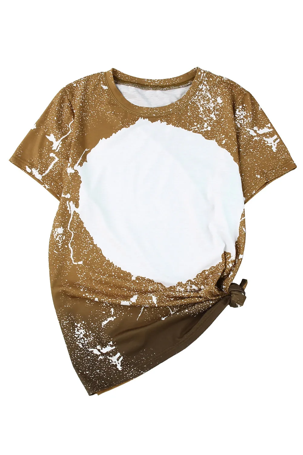 Bleached Blank Crew Neck Top