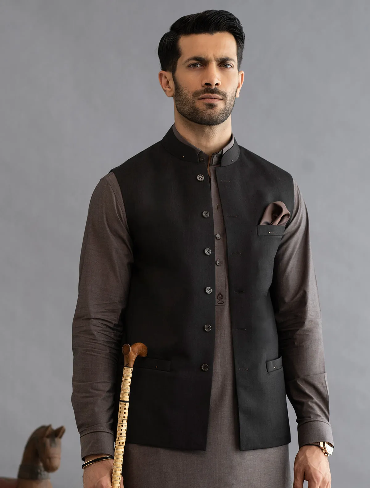 BROWN WAISTCOAT