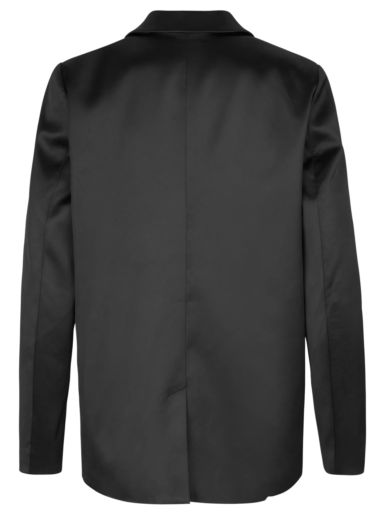 Classic Black Satin Jacket