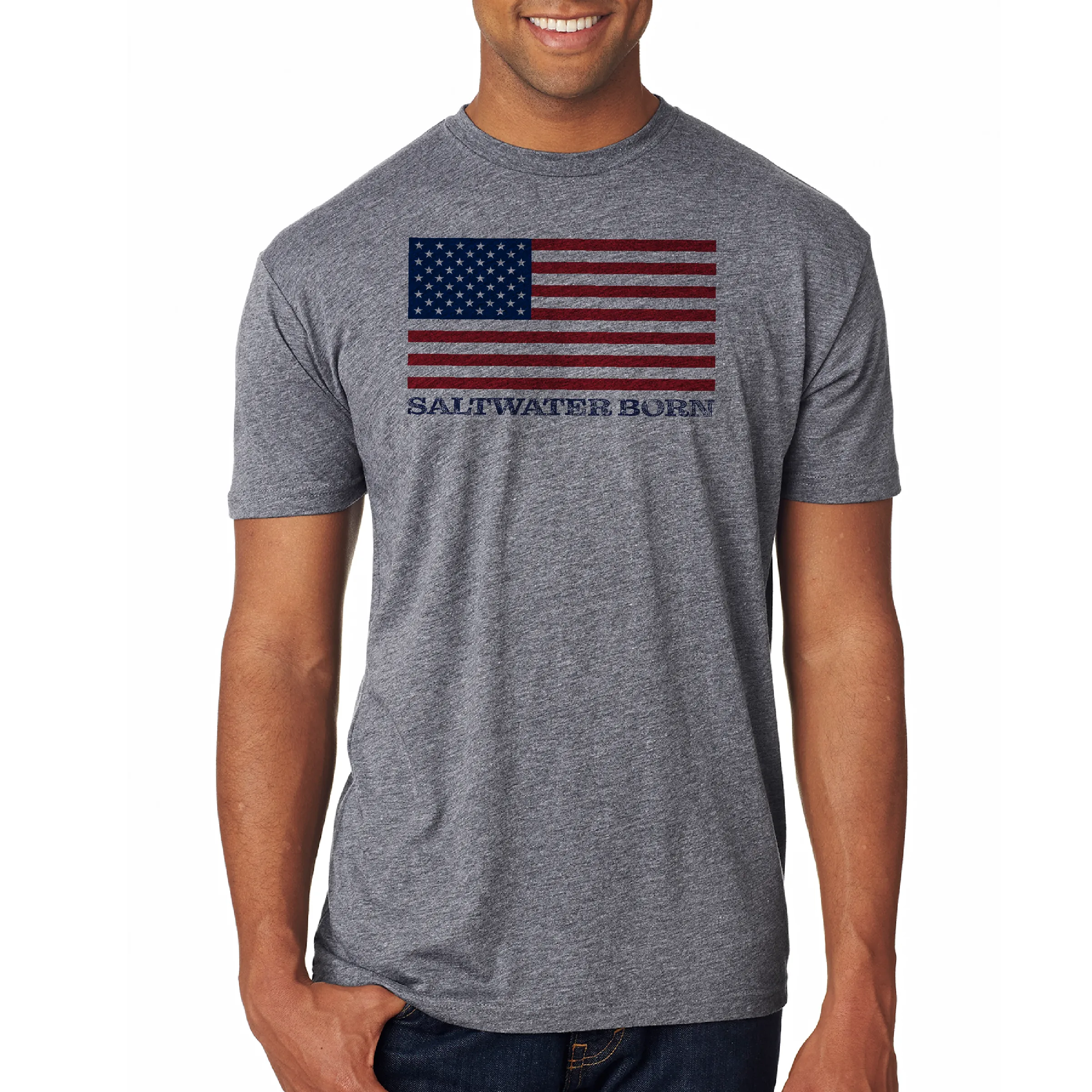 Clean American Flag Soft Tee