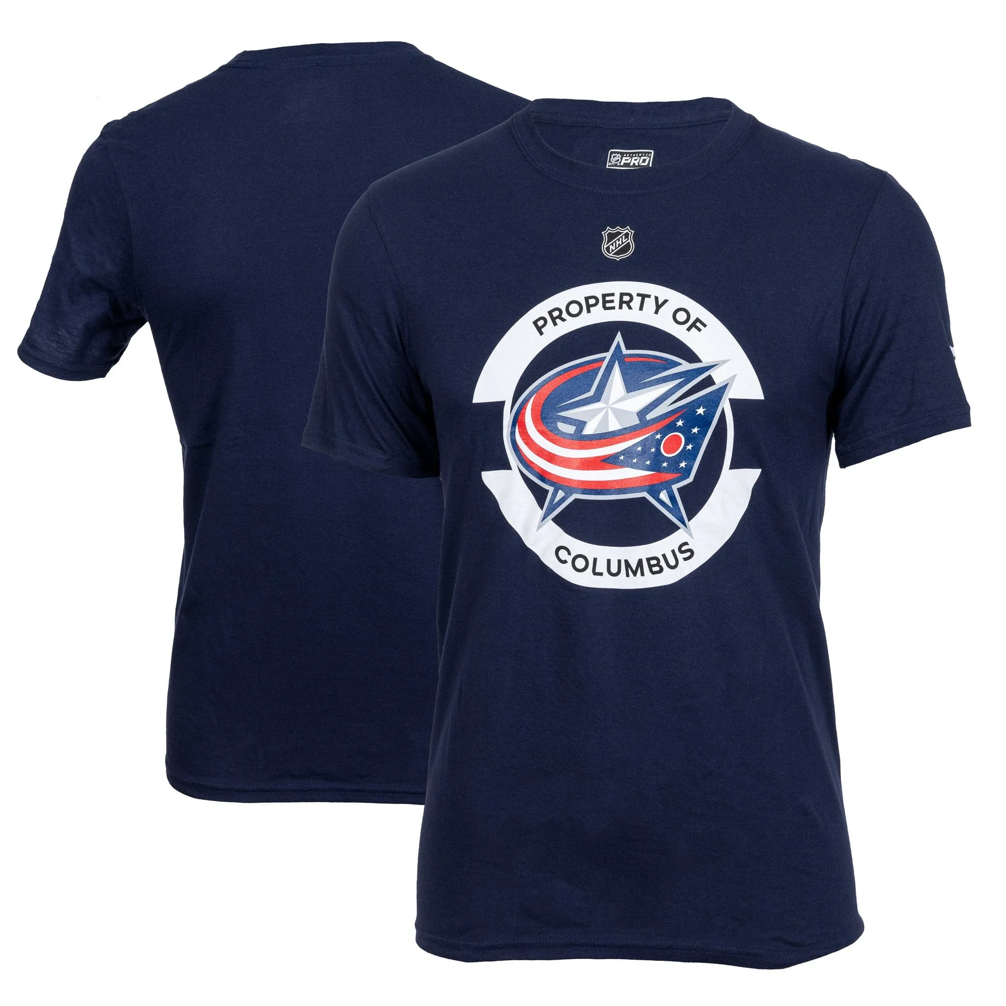 Fanatics Authentic Pro Core Secondary Mens Shirt - Columbus Blue Jackets