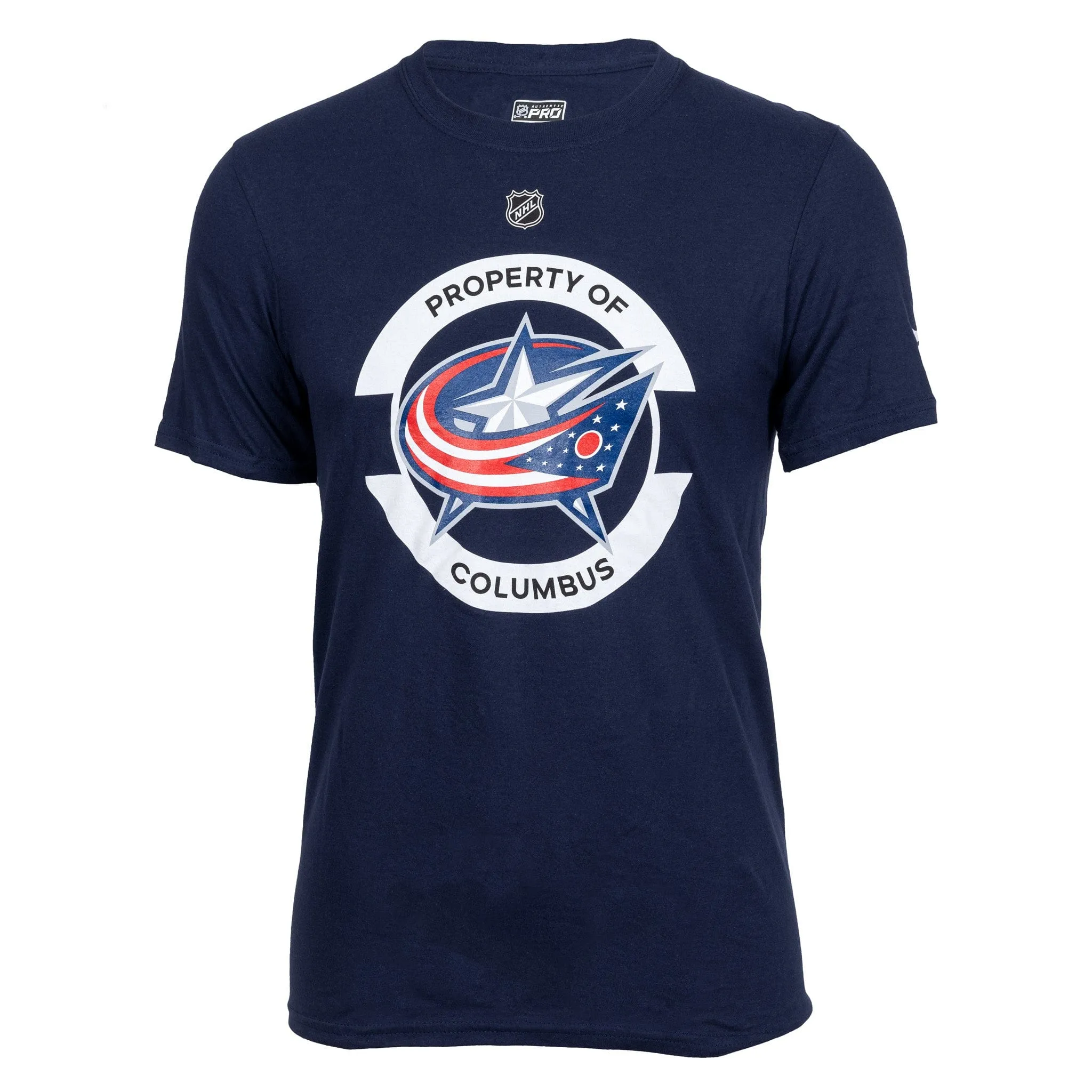 Fanatics Authentic Pro Core Secondary Mens Shirt - Columbus Blue Jackets