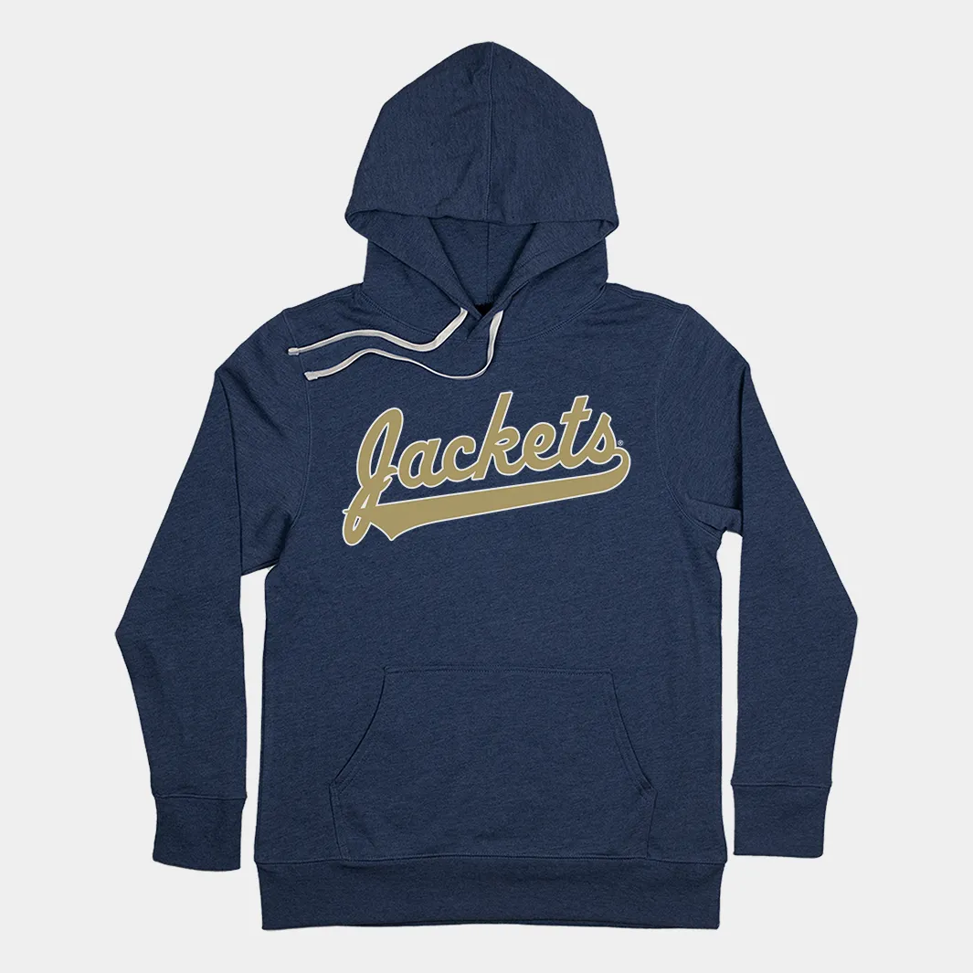 Georgia Tech '90s Baseball Script Hoodie