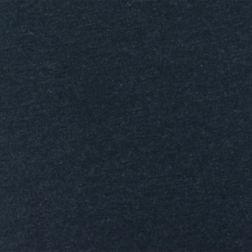 Heather Night Navy Blue Organic Cotton Stretch Spandex Jersey Knit Fabric