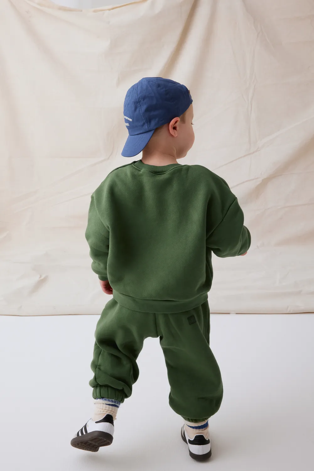 HEAVYWEIGHT SWEATS KIDS CREWNECK - ROSEMARY