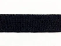 High Density Non-Roll Elastic (25mm) - Black