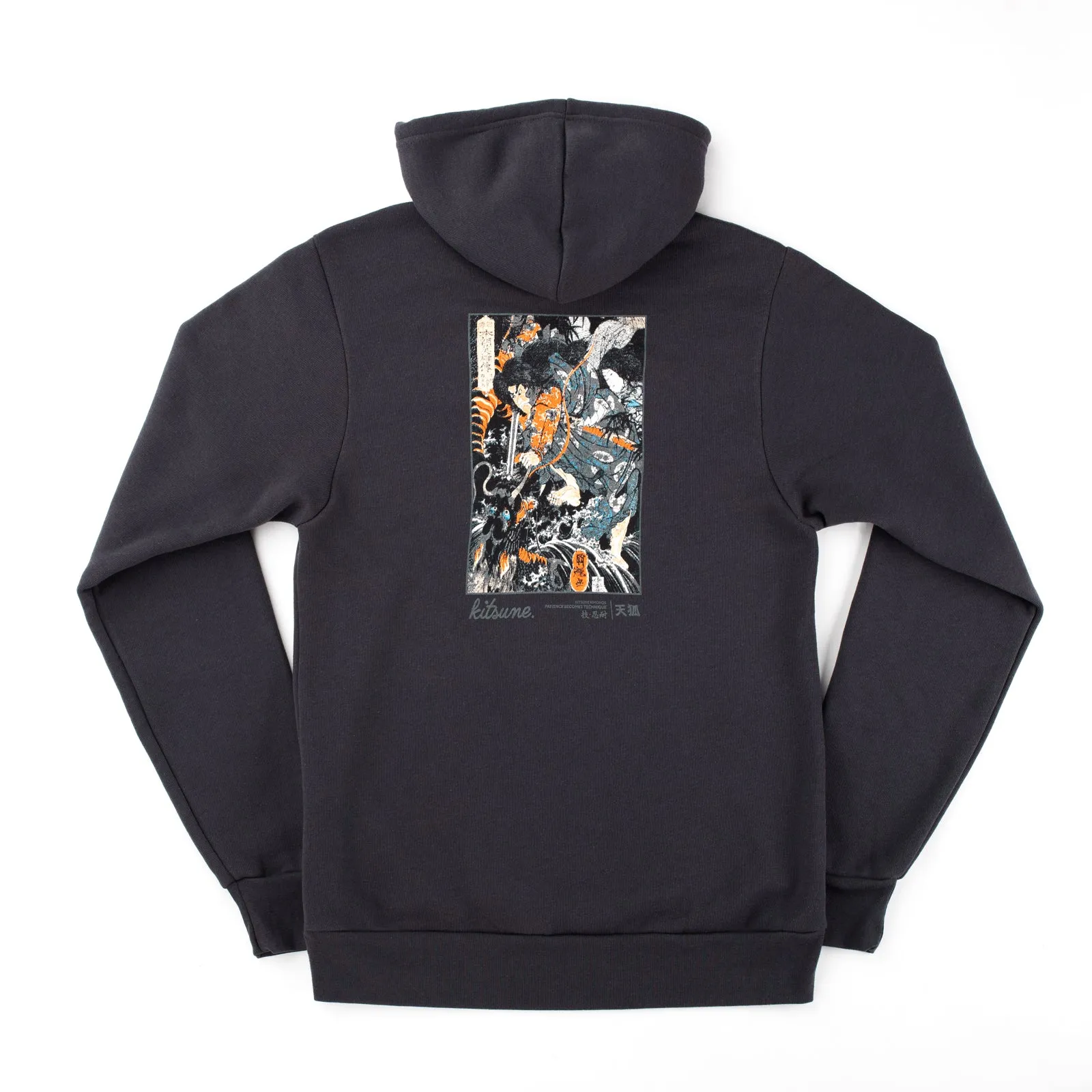 Kitsune "Dragon" Hoodie - Grey