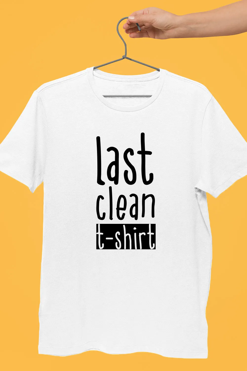 Last Clean White Tshirt