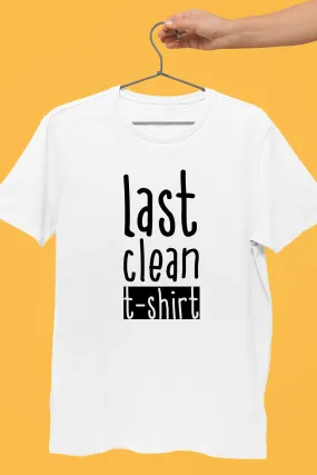 Last Clean White Tshirt