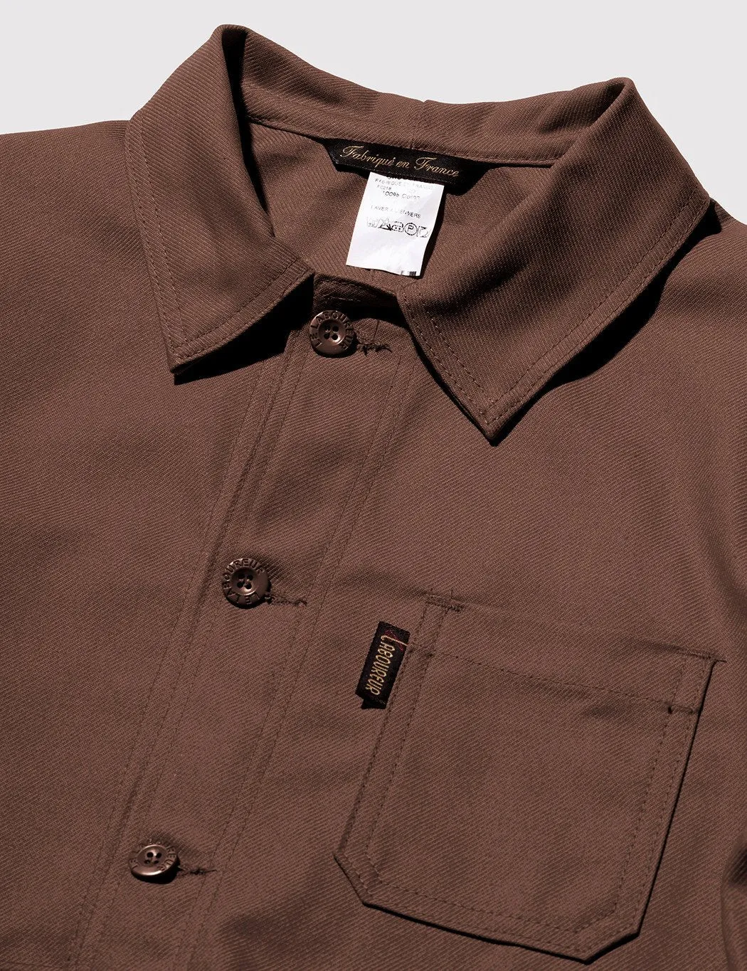 Le Laboureur Cotton Work Jacket - Brown