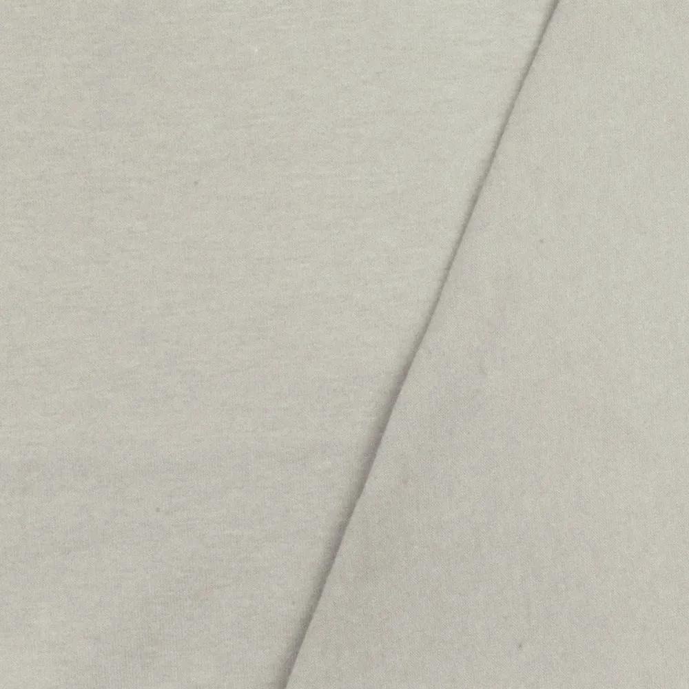 Light Taupe Beige Solid Stretch Cotton Jersey Knit Fabric