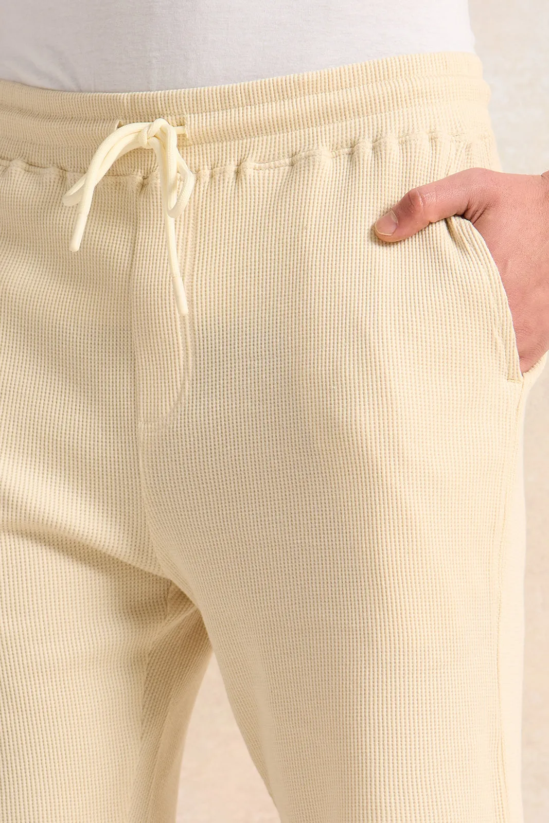 Men Beige Active Shorts