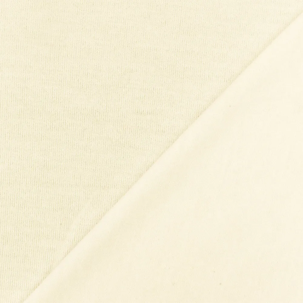 Milk Ivory Solid Stretch Rayon Jersey Knit Fabric