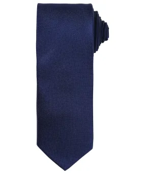 Navy - Micro waffle tie