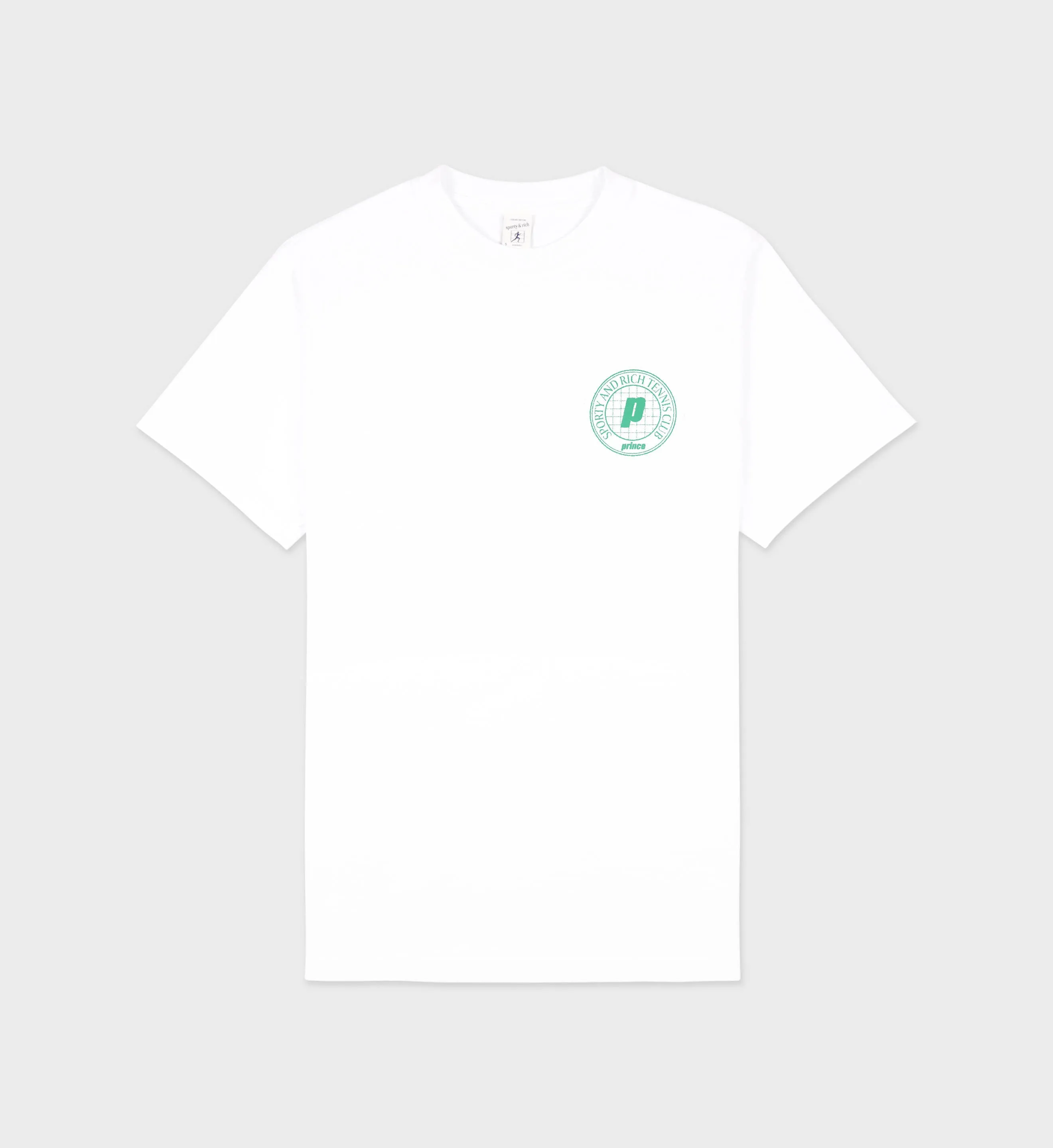 Net T-Shirt - White/Clean Mint