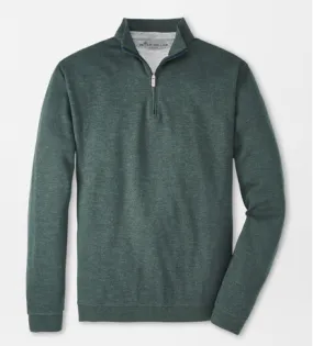 Peter Millar 1/4 Zip Crown Comfort Interlock Sweater - Balsam