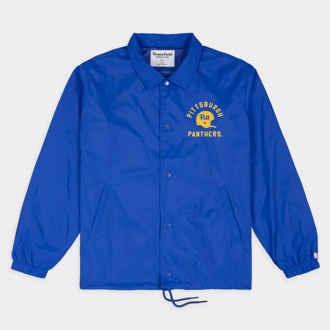 Pitt Panthers Football Helmet Retro Coaches Jacket