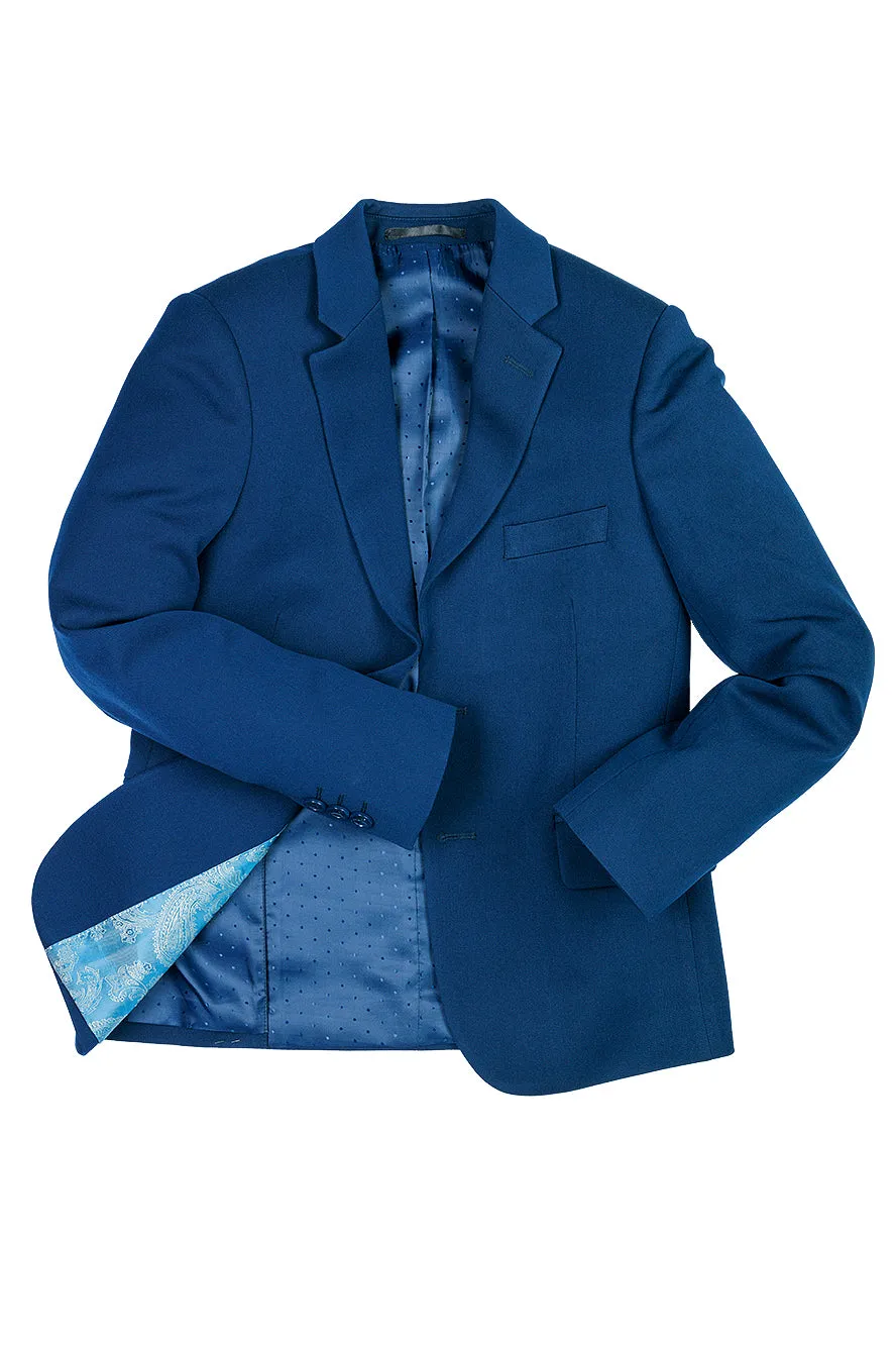 "Liam" Kids Indigo Suit (5-Piece Set)