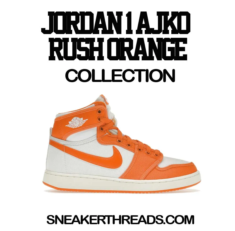 Retro 1 AJKO Rush Orange Clean Pair Shirt