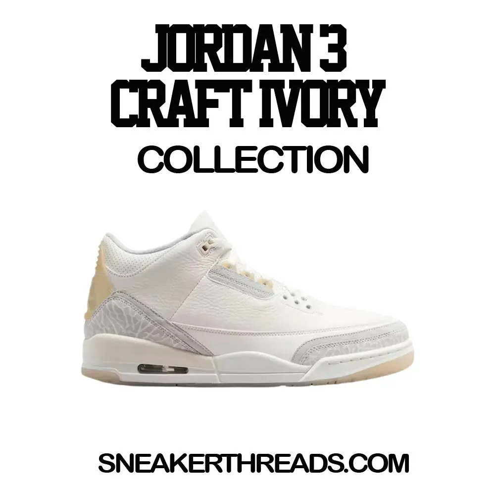 Retro 3 Craft Ivory Clean Pair Shirt