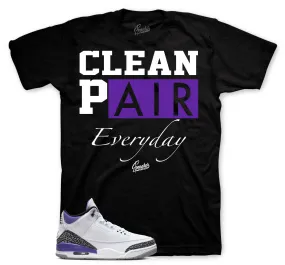 Retro 3 Dark Iris Clean Pair Shirt