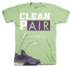 Retro 4 Canyon Purple Clean Pair Shirt