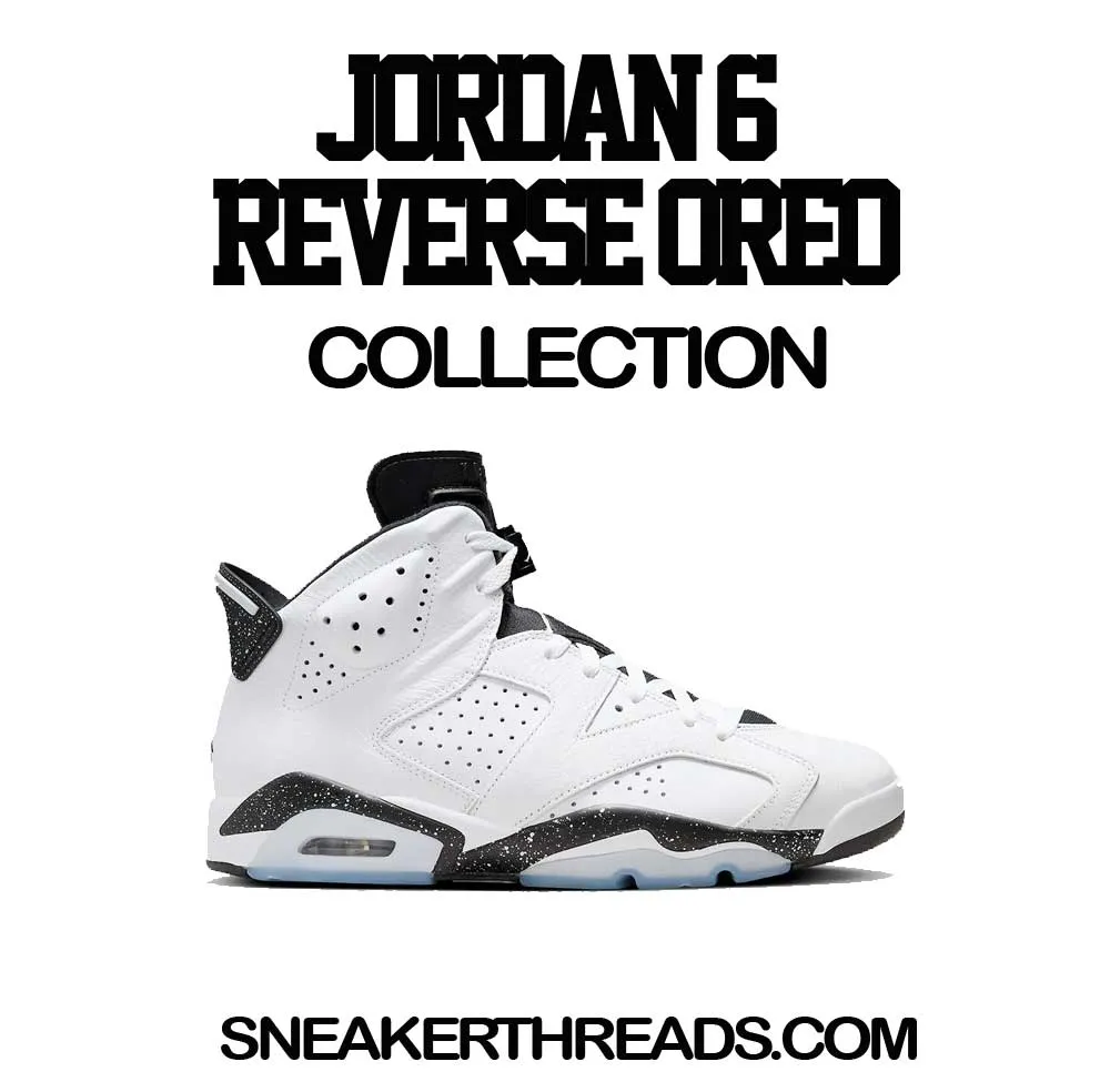 Retro 6 White Black Clean Pair Shirt