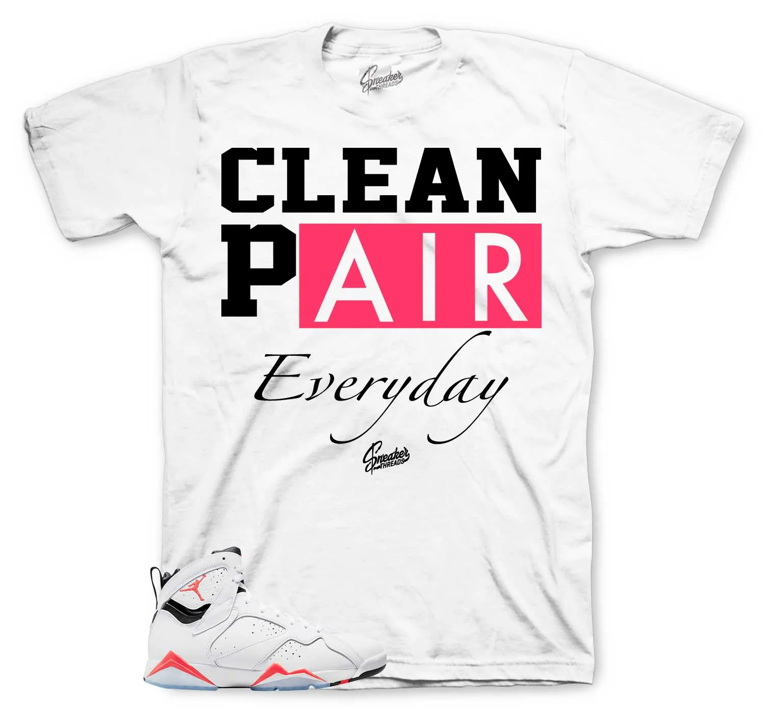 Retro 7 Infrared Clean Pair Shirt