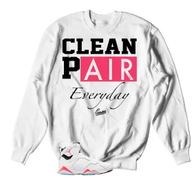 Retro 7 Infrared Clean Pair Sweater