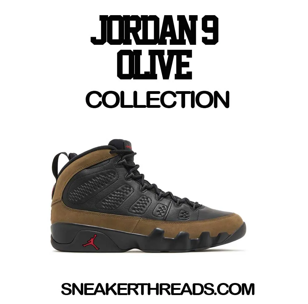 Retro 9 Olive Clean Pair Shirt