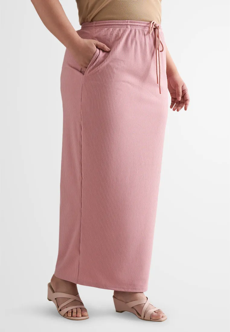 Rhea Relax Ribbed Soft Skirt