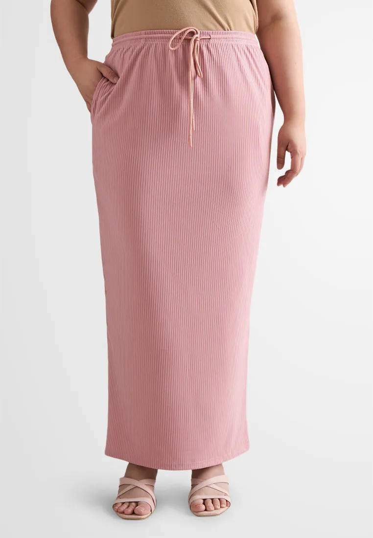 Rhea Relax Ribbed Soft Skirt