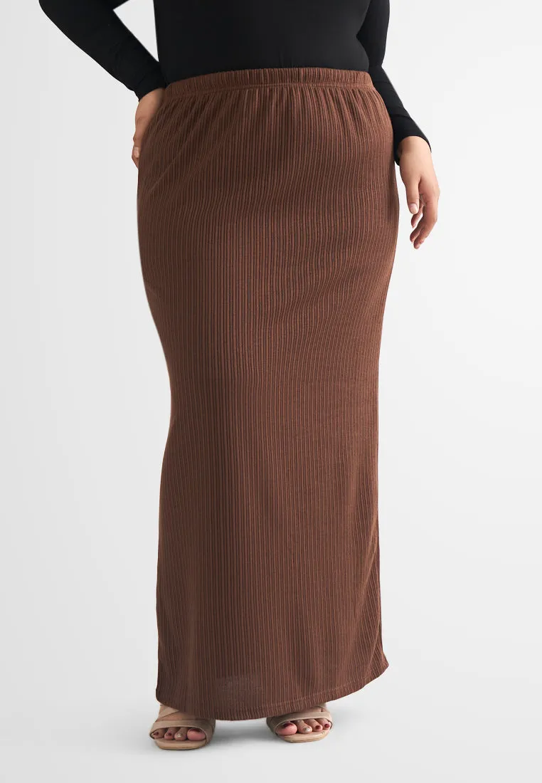 Rianna Relax Ribbed Skirt