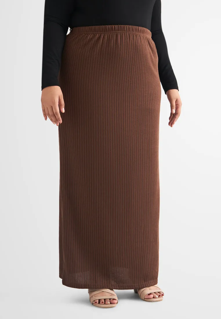 Rianna Relax Ribbed Skirt