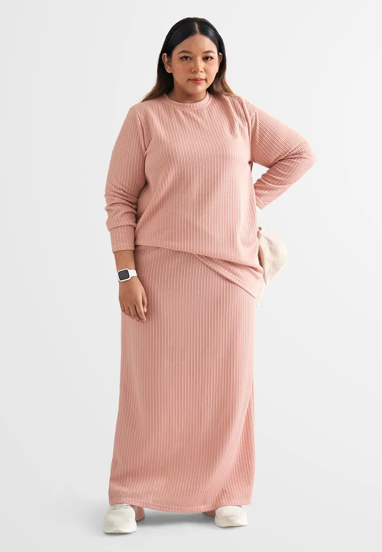 Rianna Relax Ribbed Skirt